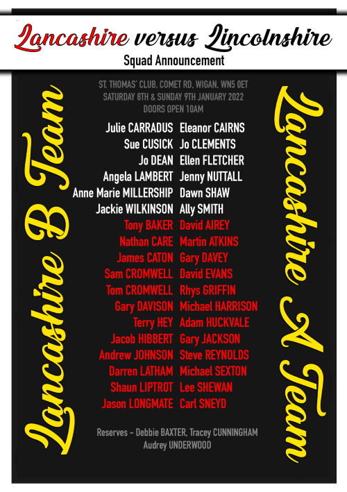 v Lincolnshire Squad